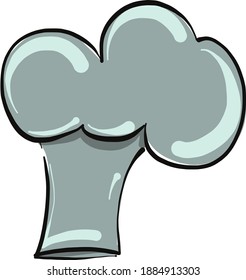 Chefs white hat,illustration,vector on white background