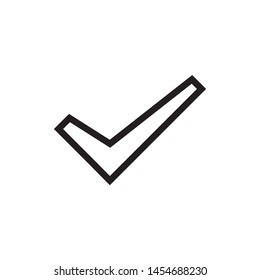 Chek icon, yes icon approved vector illustration.