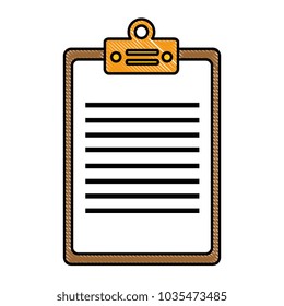 cheklist clipboard isolated icon
