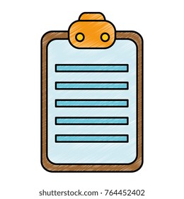 cheklist clipboard isolated icon