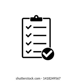 cheklist icon vector illustration - icon