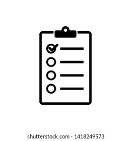 cheklist icon vector illustration - icon