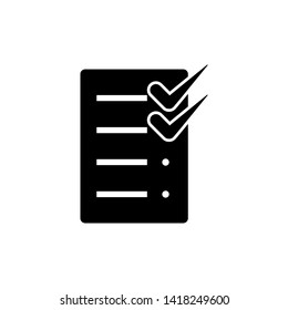 cheklist icon vector illustration - icon