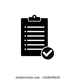 cheklist icon vector illustration - icon