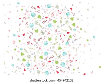 Chemical abstract background.