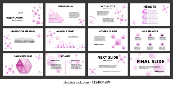 Chemical backgrounds of digital technology. Colored and blurred elements for presentation templates. Leaflet, Annual report, cover design. Banner, brochure, layout, design. Flyer. Vector illustration