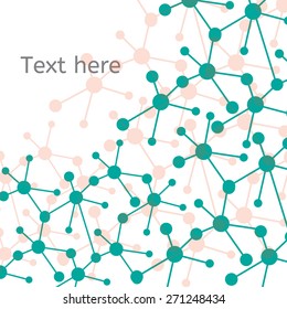 Chemical blue background