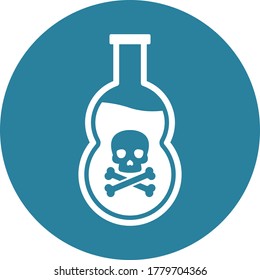 
Chemical bottle Glyph Style vector icon which can easily modify or edit
