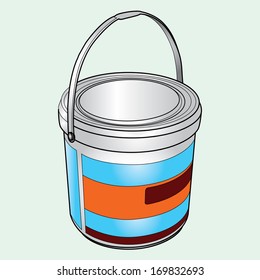 Chemical Bucket vector 