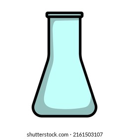 Chemical Bulbs Icon. Editable Bold Outline With Color Fill Design. Vector Illustration.