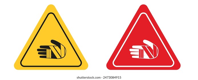 Chemical Burn Risk Sign Ensure Safety with Chemical Hazard Alerts