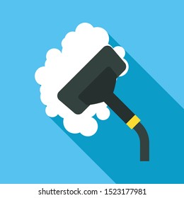 Chemical car cleaning icon. Flat illustration of chemical car cleaning vector icon for web design