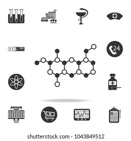 chemical chain icon. Detailed set of medicine element Illustration. Premium quality graphic design. One of the collection icons for websites, web design, mobile app on white background
