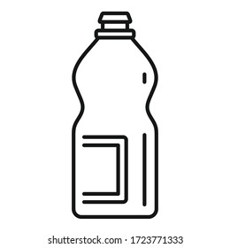Chemical cleaner icon. Outline chemical cleaner vector icon for web design isolated on white background