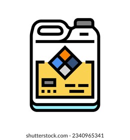 chemical cleaning engineer color icon vector. chemical cleaning engineer sign. isolated symbol illustration