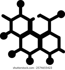 Chemical Compound Symbol Vector Illustration for Stock Images.chemical, compound, symbol, vector, illustration, molecule, science, formula, chemistry, structure, atoms, bonds, lab, research, education