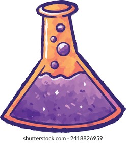 chemical, death, medicine, skull, cartoon, danger, illustration, potion, vector, dangerous