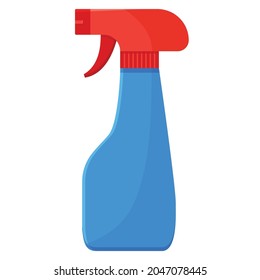 chemical detergents colorful bottles cleaning agent