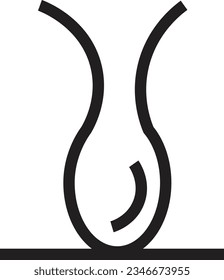 Chemical Drop Formula Outline Icon