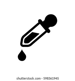 Chemical dropper icon