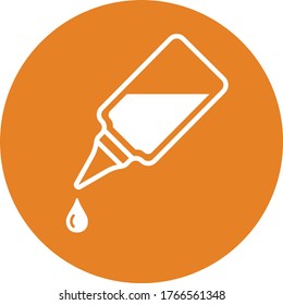 Diseño de icono de Dropper Químico, gráficos vectoriales