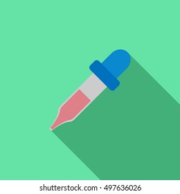 chemical dropper vector icon