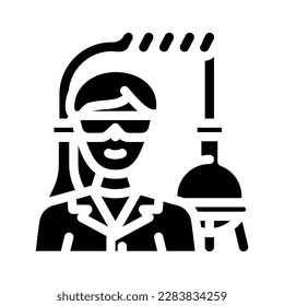 Technologie des Chemieingenieurs Symbol Vektorgrafik. Technologisches Zeichen für Chemieingenieure. einzelne Symbolillustration
