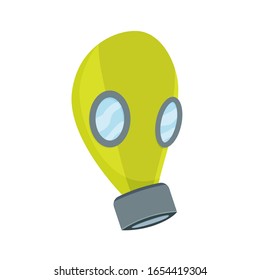 Chemical Experiment Laboratory Equipment. Gas Mask