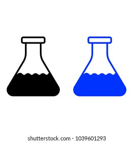 Chemical flask icon