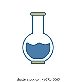 chemical flask icon 