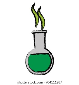 chemical flask icon 