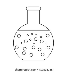 chemical flask icon 