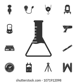 chemical flask icon. Simple element illustration. chemical flask symbol design from Measuring collection set. Can be used in web and mobile on white background