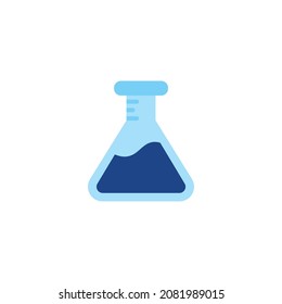 Chemical Flask icon vector image. Suitable for use on web apps, mobile apps and print media. Chemical beaker icon vector image. 