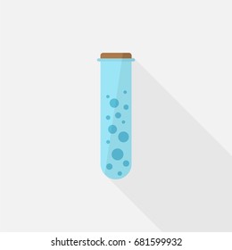 chemical flask vector icon