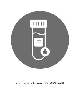 Chemical flask vector icon which can easily modify or edit

