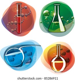 Chemical flasks against molecules