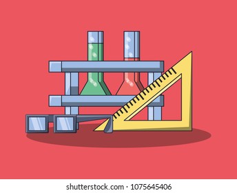 chemical flasks design