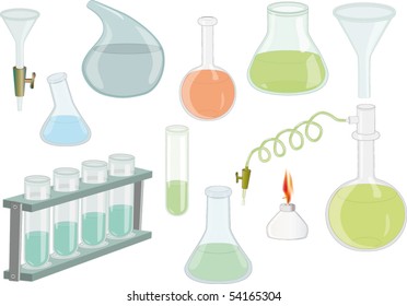 Chemical flasks for explore