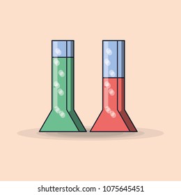 chemical flasks icon