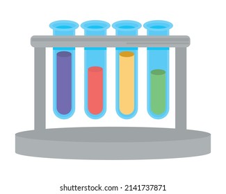 Chemikalienflaschen für das Wissenschaftssymbol