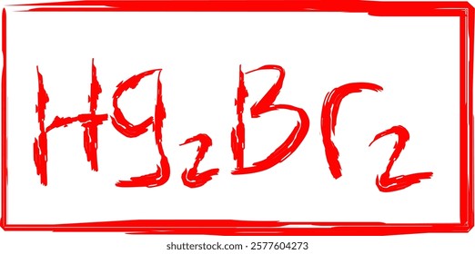 chemical formula for the compound mercury (i) bromide