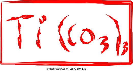 chemical formula for the compound titanium (iii) carbonate