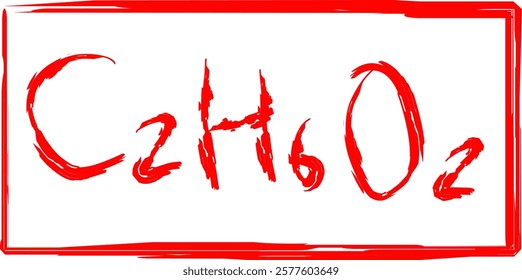 chemical formula for the ethylene glycol compound