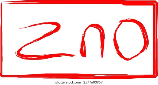 chemical formula of zinc oxide compound