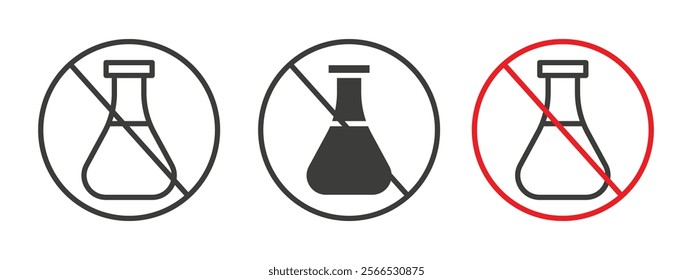 Chemical free signs collection for website design, app, UI design.