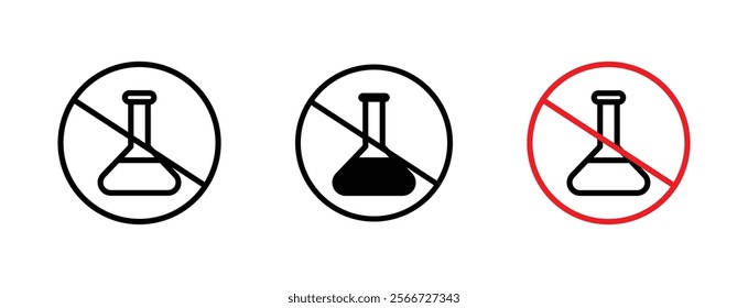 Chemical free signs vector collection pack