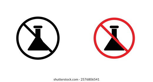 Chemical free signs vector pack for web designs