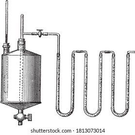 Chemical hygrometer, From the Dictionary of Word and Things, 1888.