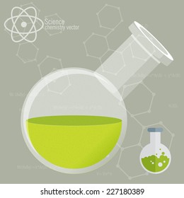 Chemical Icon with background
